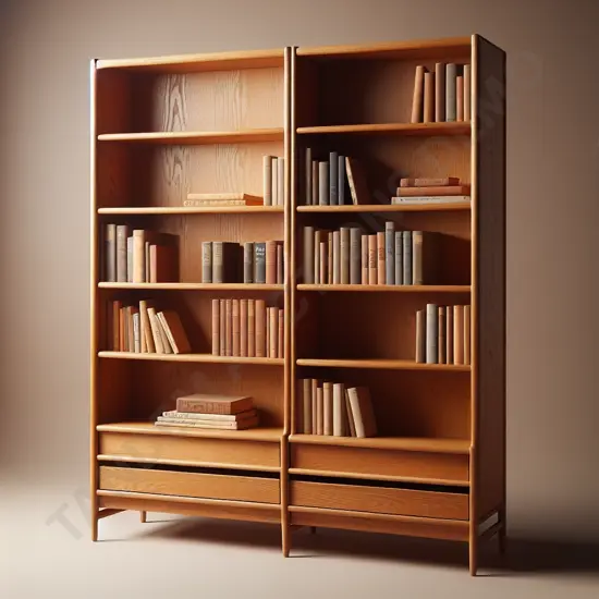 Retro Oak Bookshelf