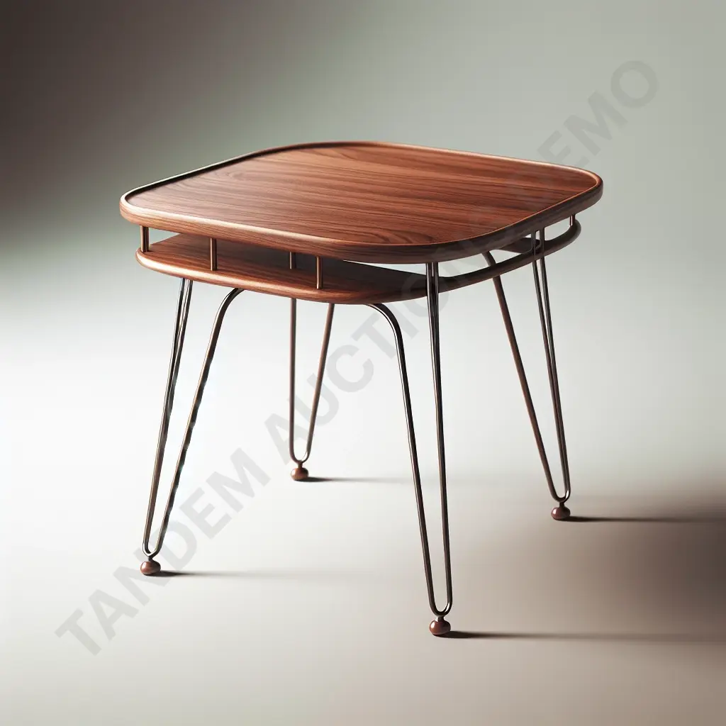 Walnut Side Table Image 1++