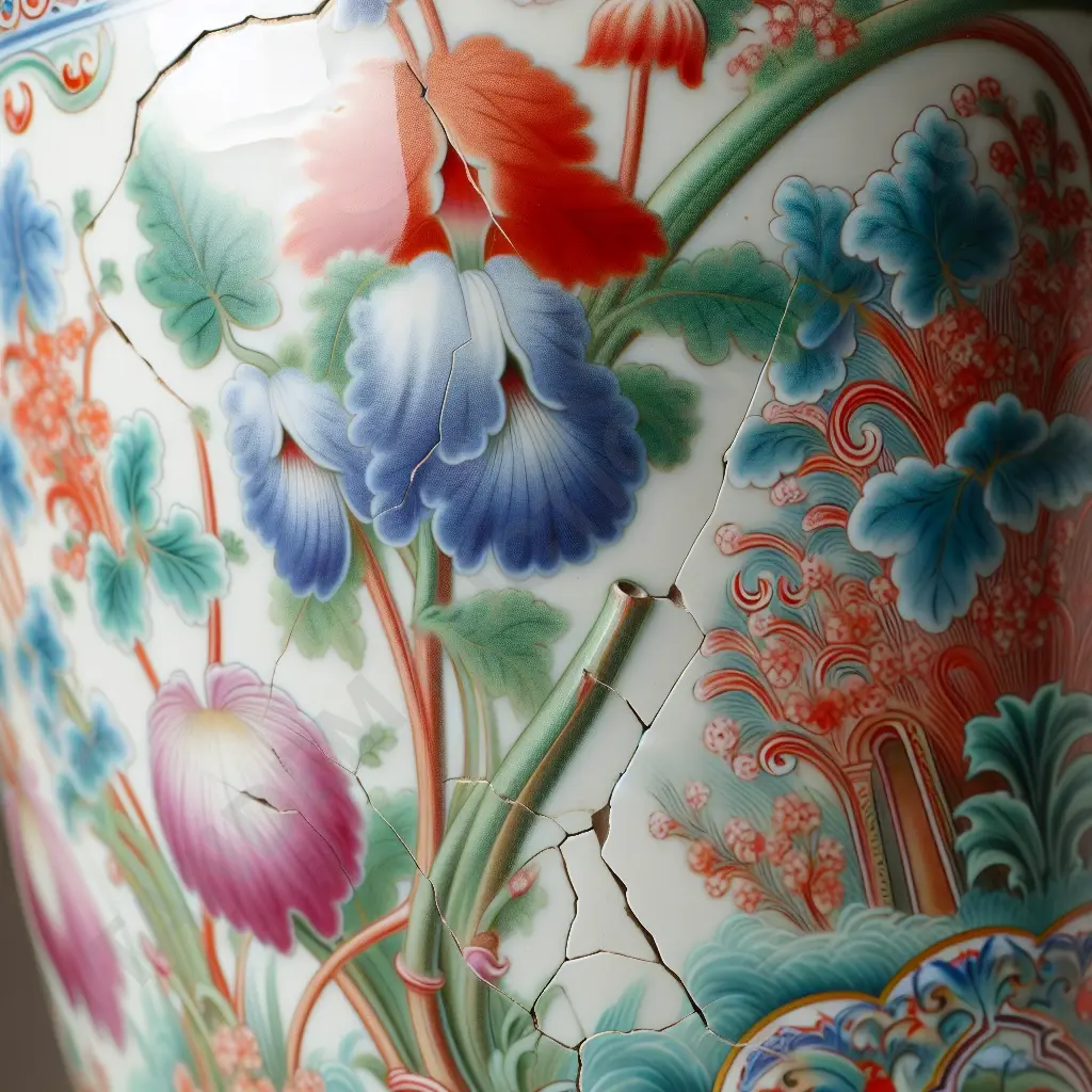 Antique Porcelain Vase Image 1++