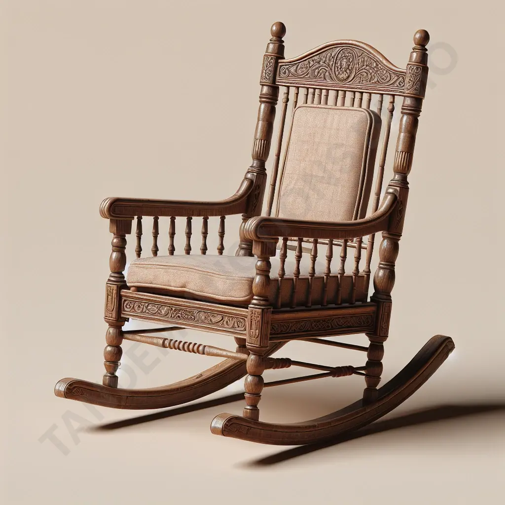 Vintage Rocking Chair Image 1++