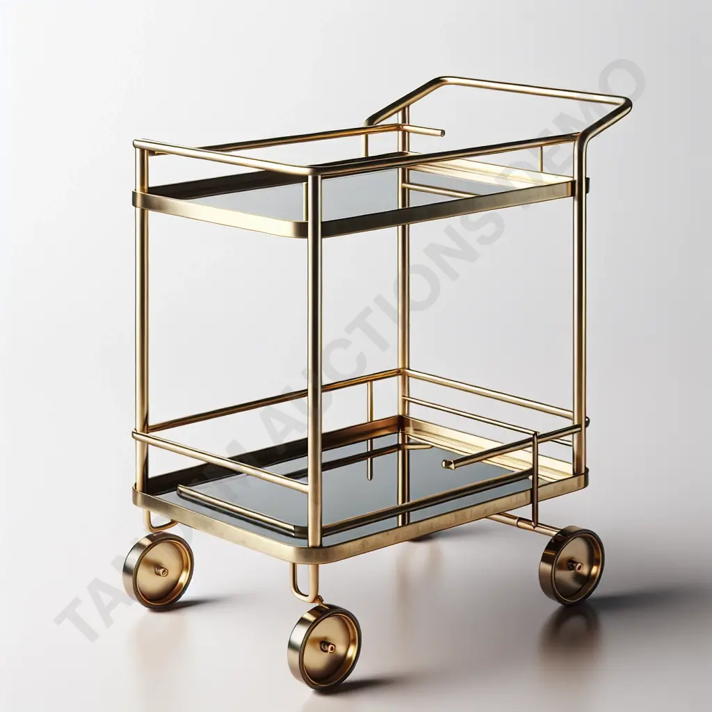Retro Bar Cart Image 1++
