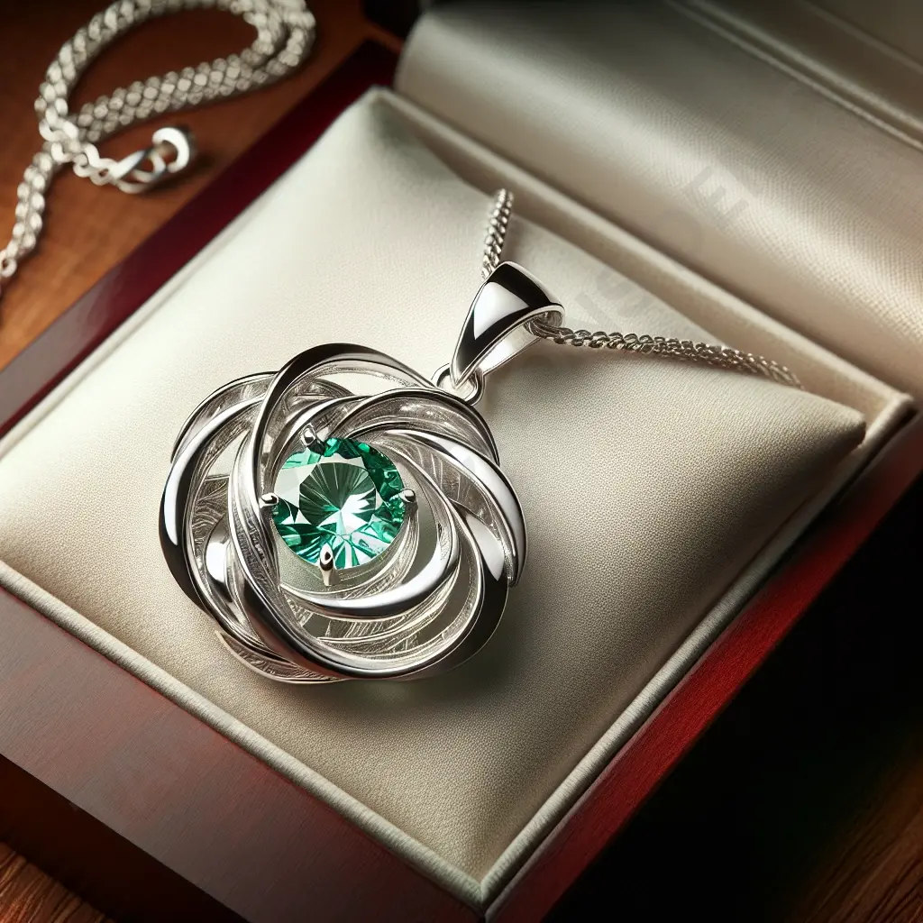 Emerald Pendant Image 1++