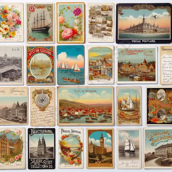 Vintage Postcard Set