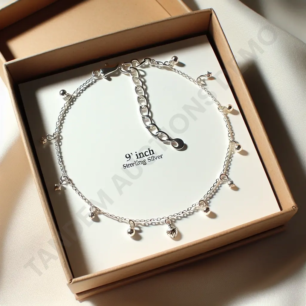 Silver Anklet Image 1++